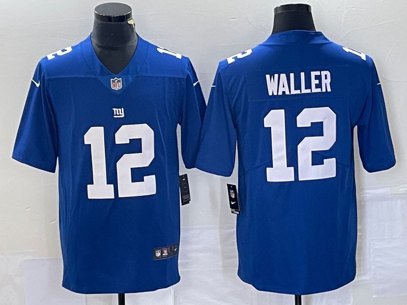 Men New York Giants #12 Waller Royal Nike Vapor Limited NFL Jersey->miami dolphins->NFL Jersey